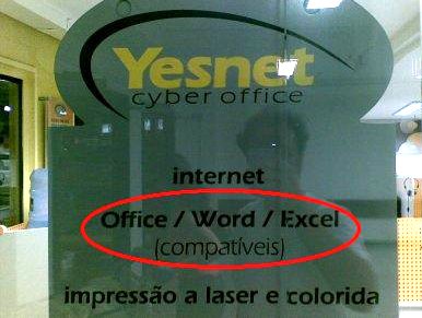 BrOffice em Cybercafés